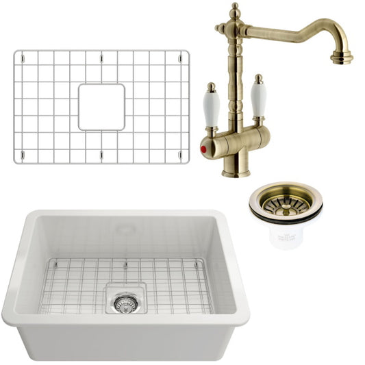 TURNERHASTINGS CUISINE FIRECLAY SINK PACKAGE 4