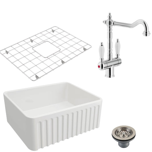 TURNERHASTINGS NOVI FIRECLAY SINK PACKAGE 6
