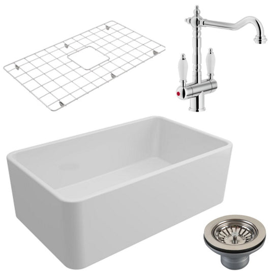 TURNERHASTINGS NOVI FINE FIRECLAY SINK PACKAGE 7