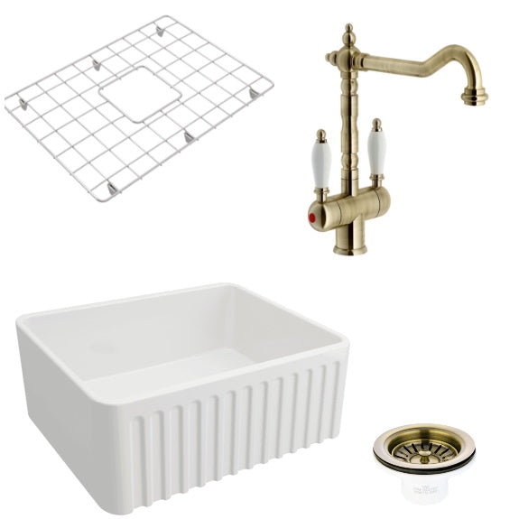 TURNERHASTINGS NOVI FIRECLAY SINK PACKAGE 10