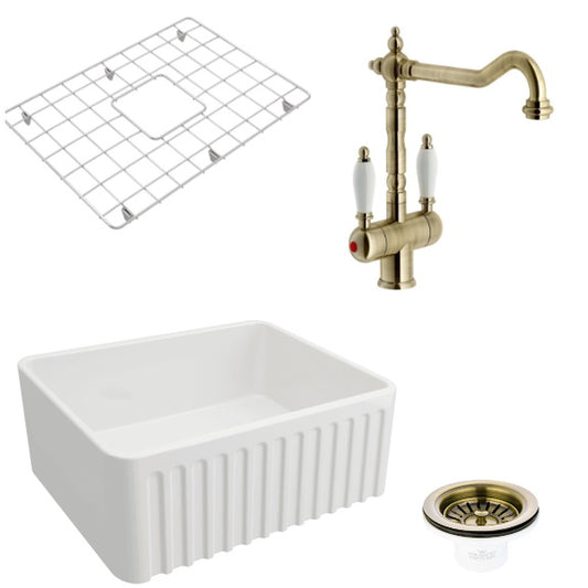 TURNERHASTINGS NOVI FIRECLAY SINK PACKAGE 10