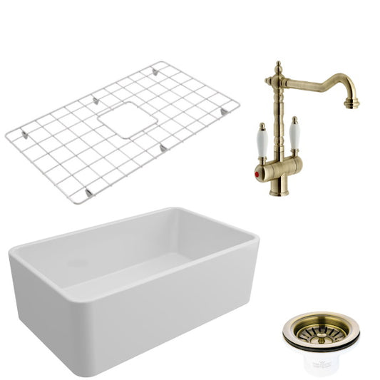 TURNERHASTINGS NOVI FIRECLAY SINK PACKAGE 11