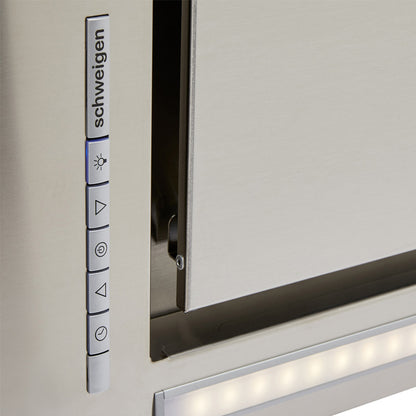 Schweigen 90cm Silent Undermount Rangehood for Moderate Cooking