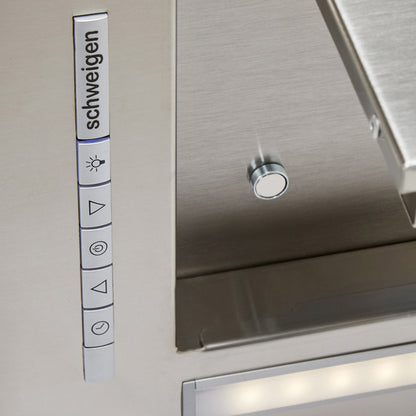 Schweigen 90cm Silent Undermount Rangehood for Moderate Cooking