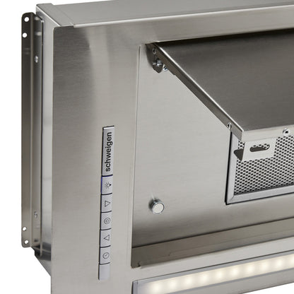 Schweigen 90cm Silent Undermount Rangehood for Moderate Cooking