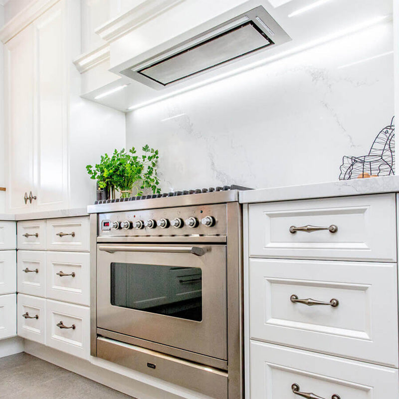 Schweigen 90cm Silent Undermount Rangehood for Moderate Cooking