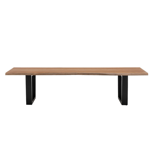 Valhalla 190cm Timber Bench Seat - Messmate/Black