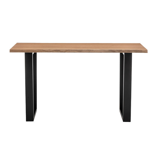 Valhalla 140cm Timber Hall Table - Messmate/Black