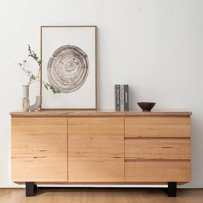 Valhalla 1800mm Timber Buffet – Messmate/Black