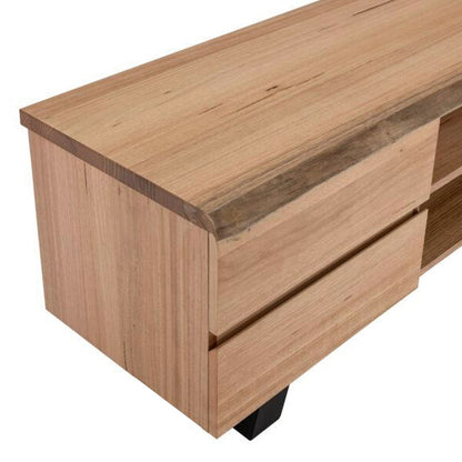 Valhalla 1800mm Timber Entertainment Unit - Messmate/Black