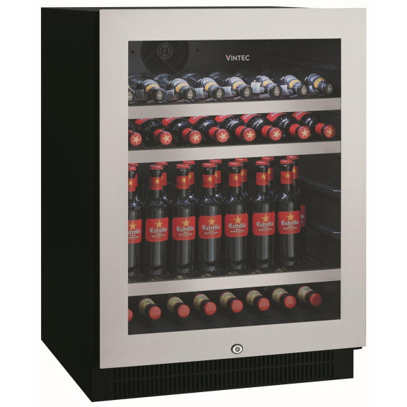 Vintec 100 Bottle Beverage Centre - Stainless Steel