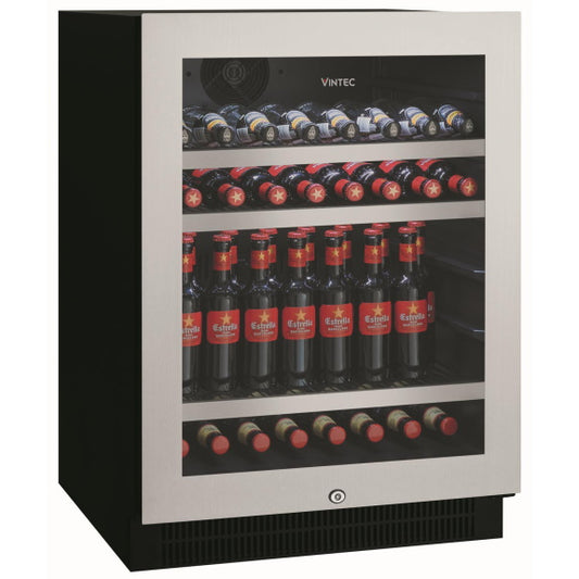 Vintec 100 Bottle Beverage Centre - Stainless Steel