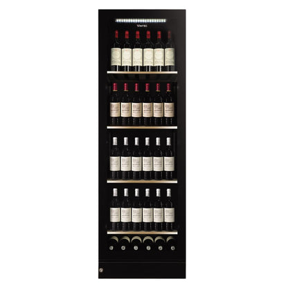 Vintec 198 Bottle Wine & Storage Cabinet - Black