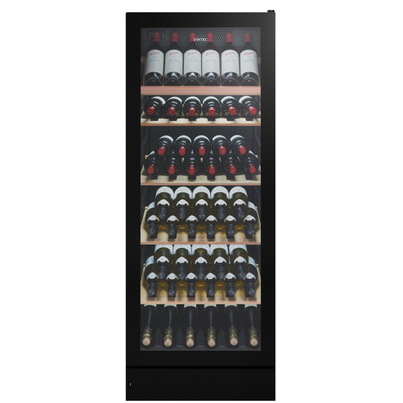 Vintec 148 Bottle Wine & Storage Cabinet - Black