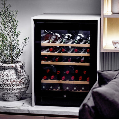 Vintec 50 Bottle Single Zone Wine Cabinet - Black