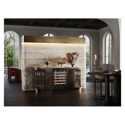 Vintec 41 Bottle Single Zone Wine Fridge Cabinet - Black