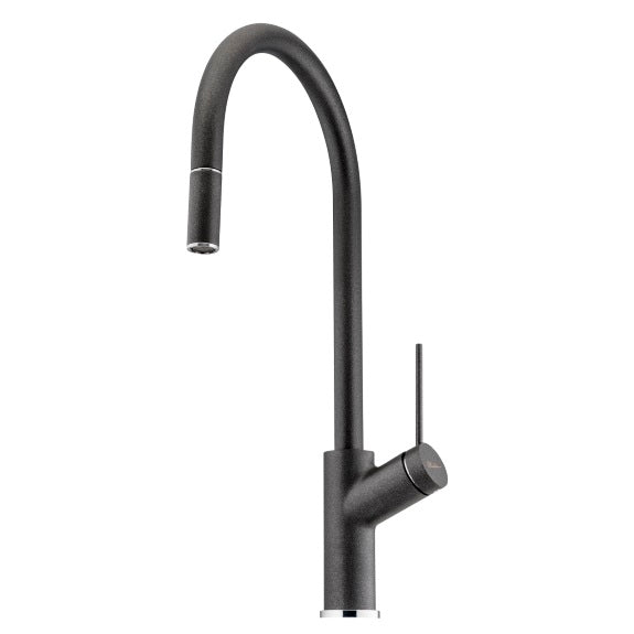 Oliveri Vilo Pull Out Sink Mixer Tap – Santorini Black