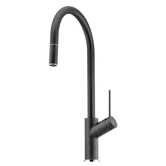 Oliveri Vilo Pull Out Sink Mixer Tap – Santorini Black