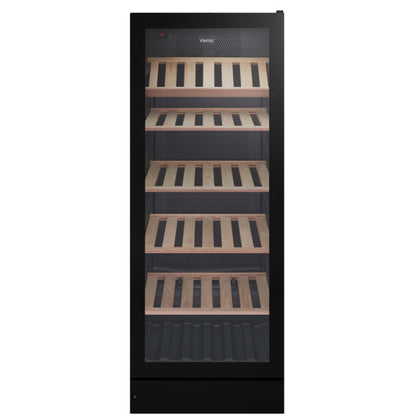 Vintec 148 Bottle Wine & Storage Cabinet - Black