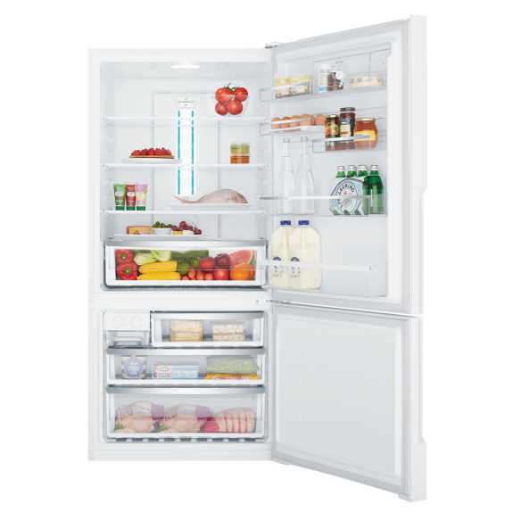 Westinghouse 496 Litre Bottom Mount Refrigerator - White
