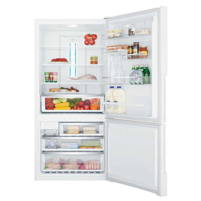 Westinghouse 496 Litre Bottom Mount Refrigerator - White