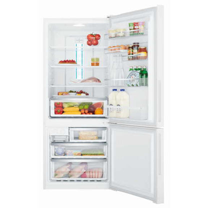 Westinghouse 425 Litre Bottom Mount Fridge - White