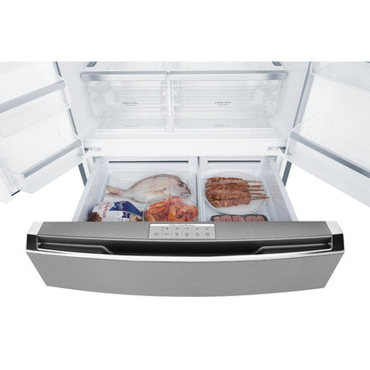 Westinghouse 609 Litre French Door Refrigerator - Dark Stainless Steel