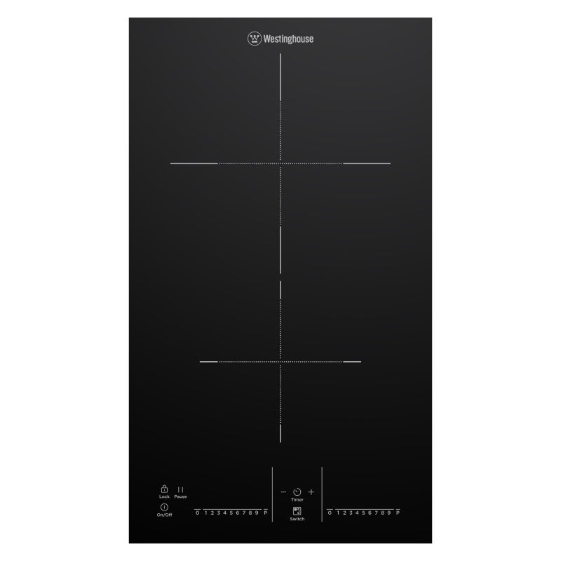 Westinghouse 30cm 2 Zone Induction Cooktop - Black