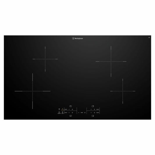 Westinghouse 90cm 4 Zone Induction Cooktop - Black