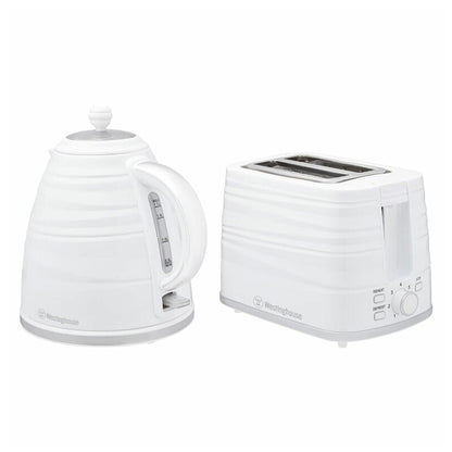 Westinghouse Kettle & Toaster Pack - White Stripe