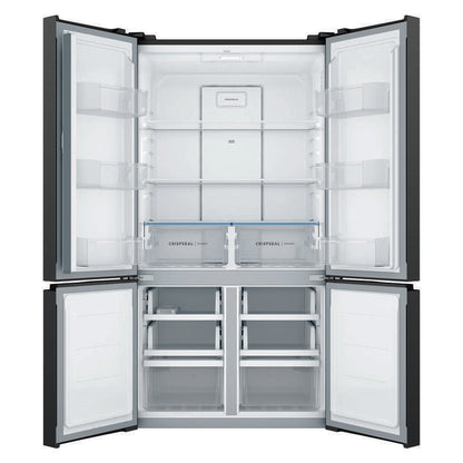 Westinghouse 541L Quad Door Fridge Freezer - Matte Black