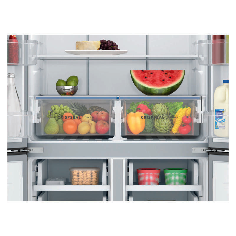 Westinghouse 541L Quad Door Fridge Freezer - Matte Black