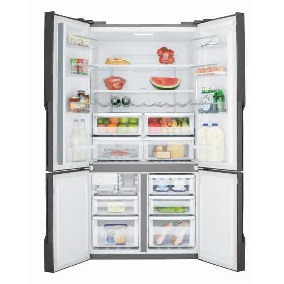 Westinghouse 564 Litre French Quad Door Refrigerator - Dark Stainless Steel