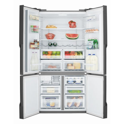 Westinghouse 564 Litre French Quad Door Refrigerator - Dark Stainless Steel