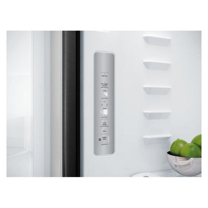 Westinghouse 564L Quad Door Fridge Freezer with Water Dispenser - Matte Charcoal Black