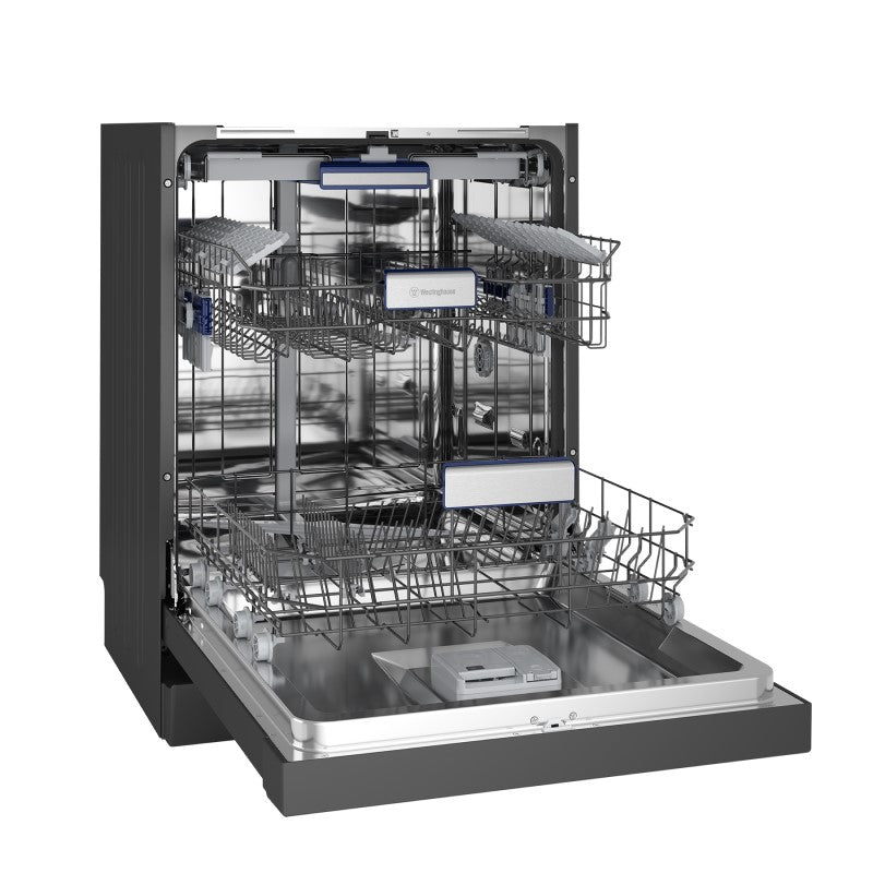 Westinghouse 60cm Freestanding Dishwasher- Dark Stainless Steel
