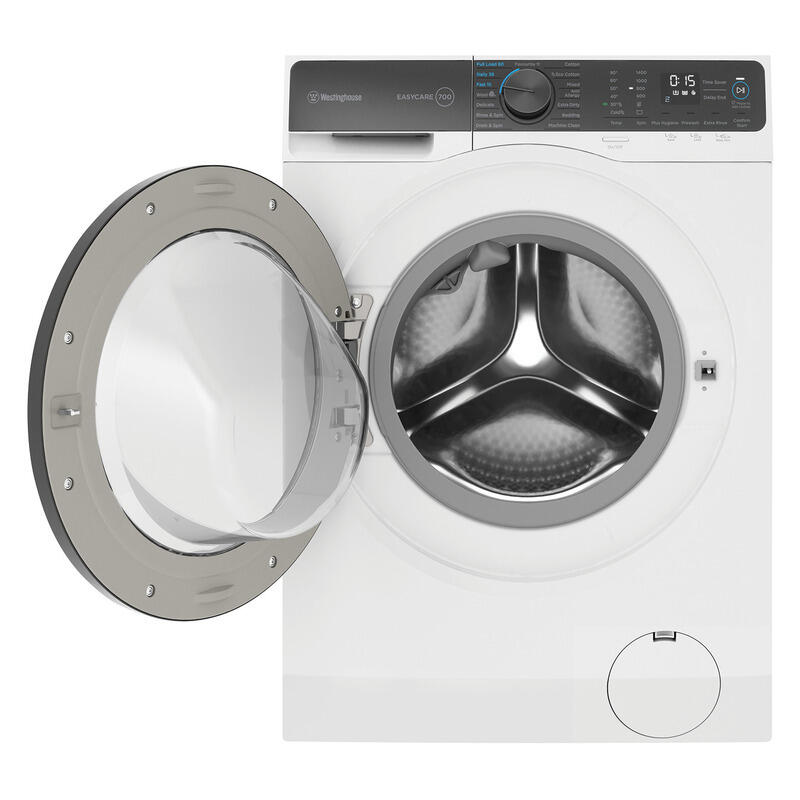 Westinghouse 10kg Front Load Washing Machine - White (EasyCare 700)