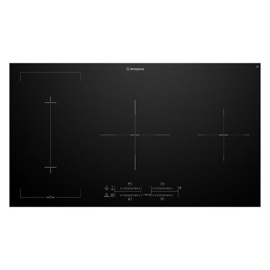 Westinghouse 90cm Ceramic Induction Cooktop - Black Glass