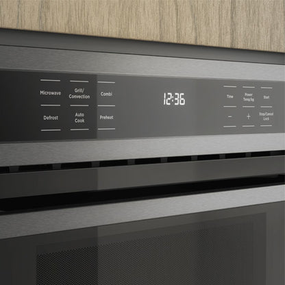 Westinghouse 45cm Built-In Combi Microwave - Dark Stainless Steel