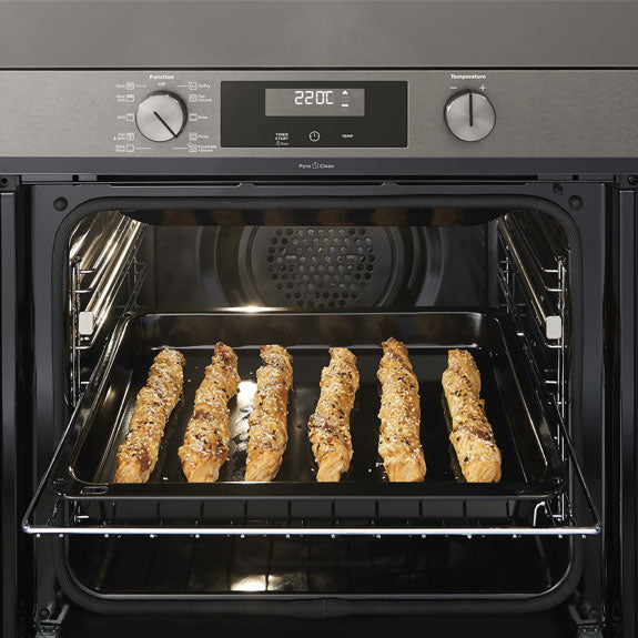 Westinghouse 60cm Pyrolytic Multifunction Electric Oven - Dark Steel