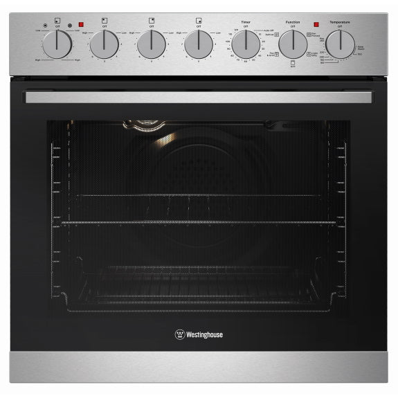 Westinghouse 60cm Multifunction Electric Oven with Ceramic Cooktop
