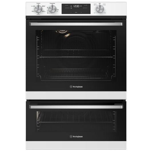 Westinghouse 60cm Multifunction Electric Oven with Separate Grill - White