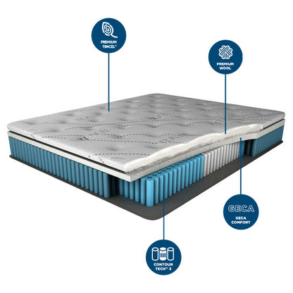 COMFORT SLEEP Climasense Contour Double Mattress - Medium