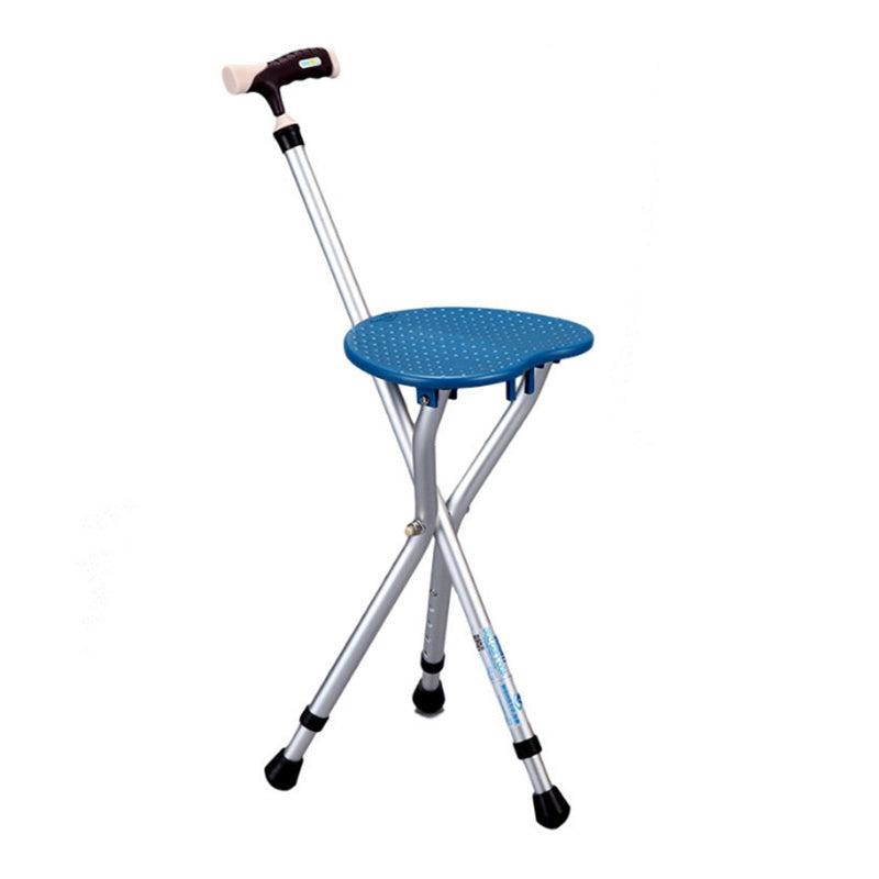Zoom Mobility Tripod Walking Cane with Folding Seat