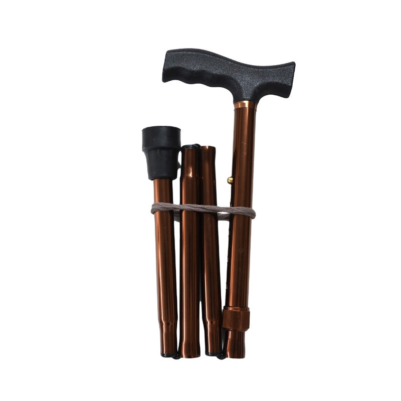 Zoom Mobility Folding Walking Cane - Bronze